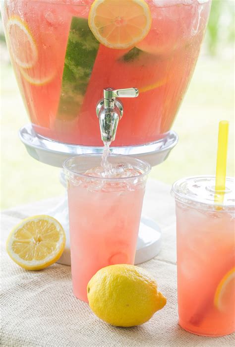 What i like best about this drink is the ice cubes. Watermelon Lemonade Recipe - Sugar and Charm Sugar and Charm