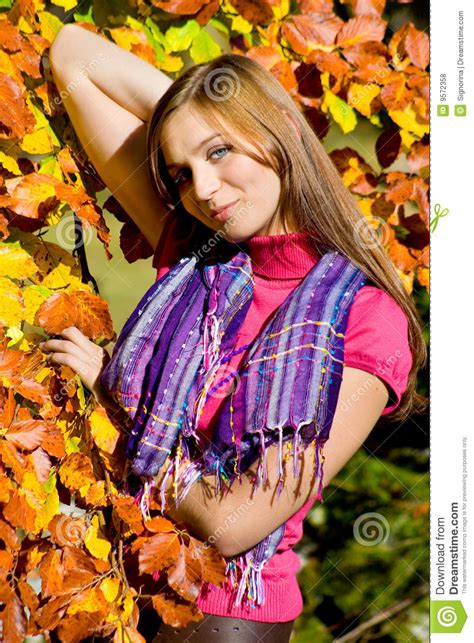Autumn Beauty 21 Stock Photo Image Of Fashion Foliage 9572358