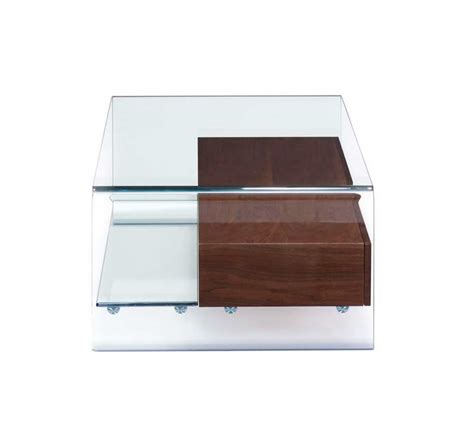 Modern Walnut Coffee Table Z068 Contemporary
