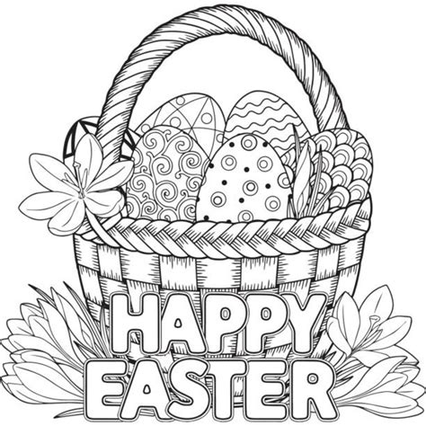 Easter Printable Coloring Pages Home Design Ideas