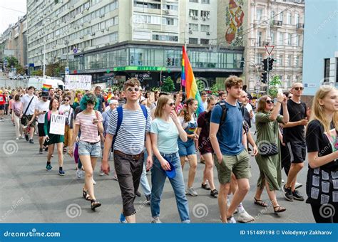 Kyiv Ukraine June 23 2019 March Of Equality Lgbt March Kyivpride