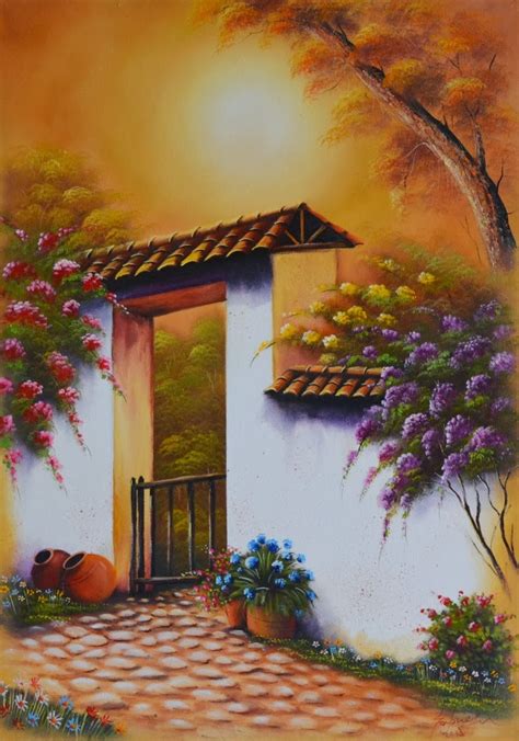 Cuadros de paisajes pintados al oleo. Pintura Moderna y Fotografía Artística : Paisajes Tipicos ...