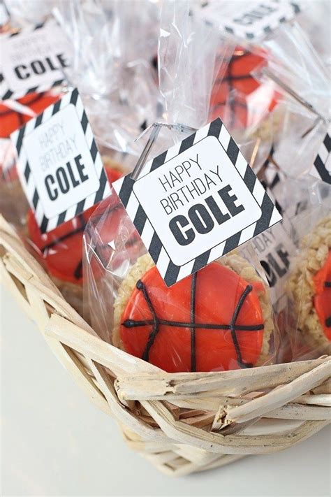 Make March Madness Rice Krispies Basketball Treats Also Perfect For