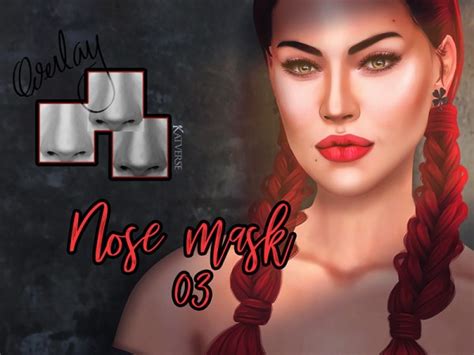 The Sims Resource Nose Mask 03 Overlay By Katversecc • Sims 4 Downloads