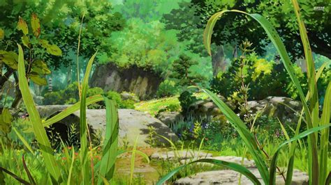 73 Anime Forest Background Wallpapersafari