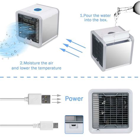 It is not the quietest unit on the market, but still offers. Mini Air Conditioner Cool Cooling Fan Portable Cooler ...