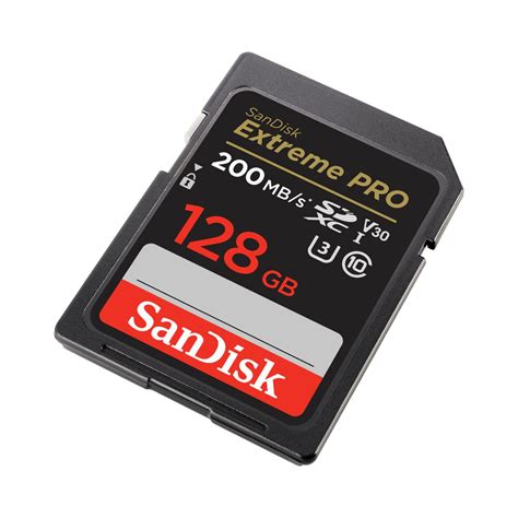 Sandisk 128gb Extreme Pro Uhs I Sdxc 200mbs Memory Card