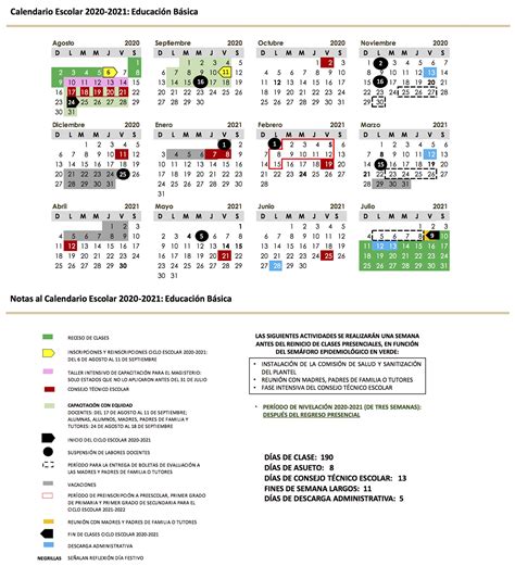 Hasta la primera evaluación del ciclo escolar, se efectuará un periodo extraordinario de recuperación, para abatir rezagos e insuficiencias en el aprendizaje correspondiente al grado anterior. Calendario Oficial Mexico 2021 - thomasinsmith
