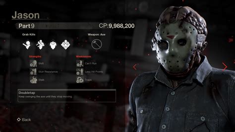 Check Out Stat Screens For Every Playable Jason In Friday The 13th