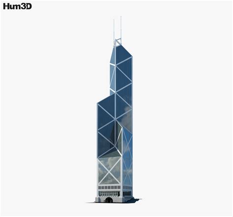 Bank Of China Tower Hong Kong 3d Model Architecture On Hum3d