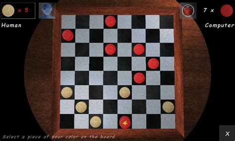 Checkers Online Against Computer