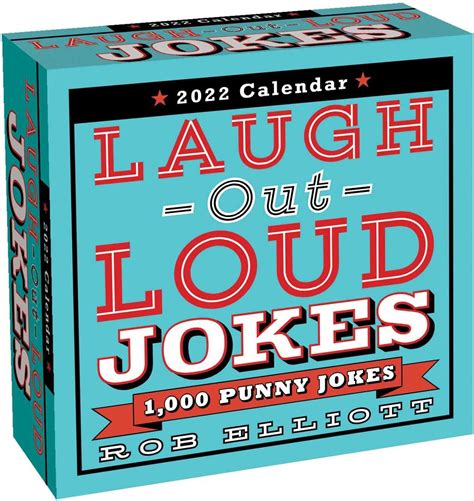 laugh out loud jokes 2022 day to day calendar 1 000 punny jokes elliott rob amazon ca