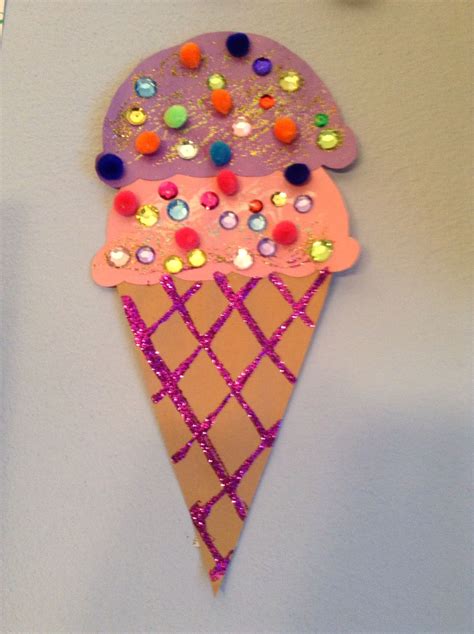 I Is For Ice Cream Craft Preschool Craft Letter Of The Week Craft