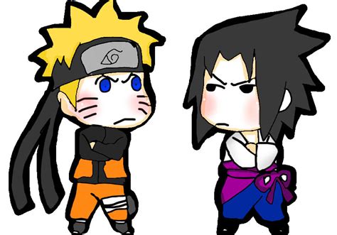 Chibi Naruto Vs Sasuke By Iota Naka On Deviantart
