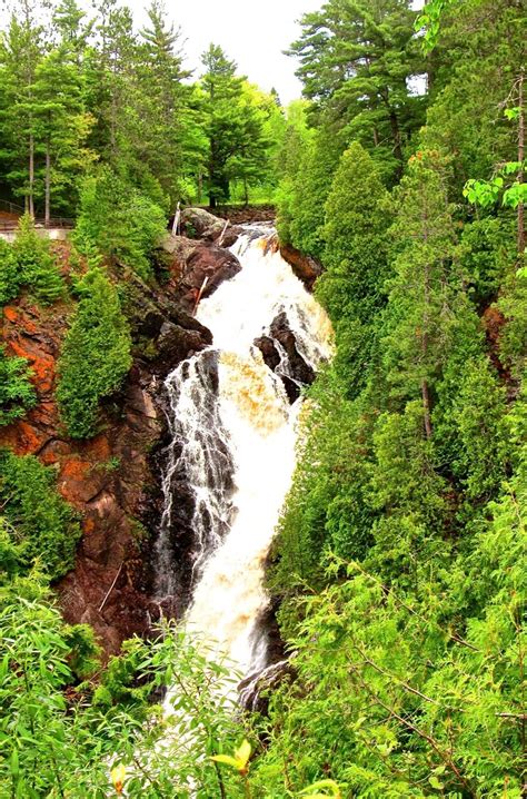 Lady Of Big Manitou Falls Wisconsin Waterfalls Beautiful Places In