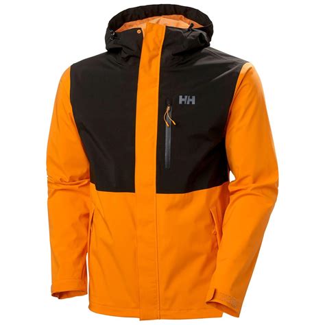 Helly Hansen Mens Juell Storm Waterproof Jacket Mens Rain In Orange