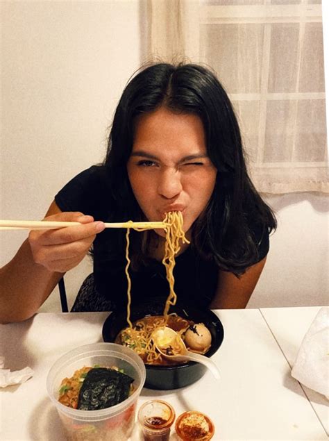 Birthday Girl Eating Ramen People Eating Food Photography Food