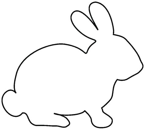 Easter Bunny Silhouette Printable At Getdrawings Free Download