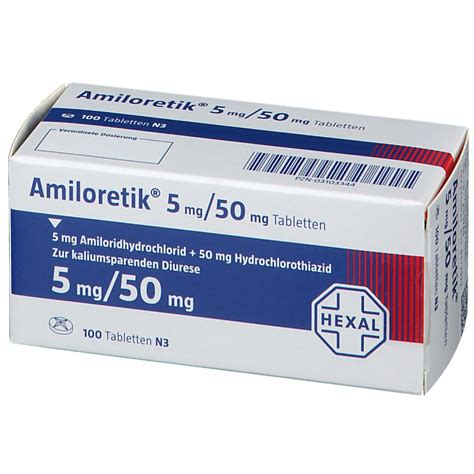 Amiloretik 5 Mg50 Mg 100 St Shop