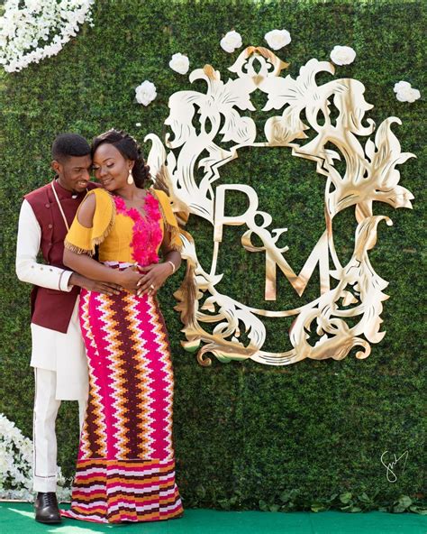 Ghana Traditional Wedding Nigerian Wedding Dresses Traditional Wedding Poses Wedding Backdrop