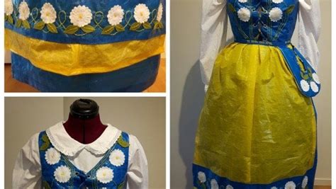 swedish folk costume from 5 ikea bags r sweden