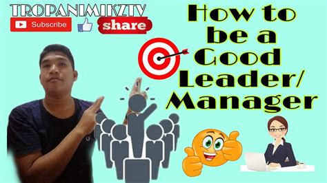 How To Be A Good Leader Youtube