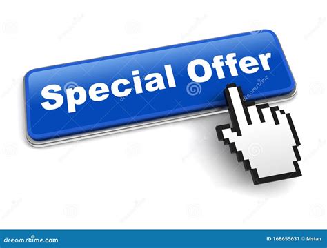 Special Offer Concept 3d Illustration Isolated Stock Illustration