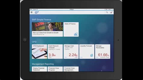 Yahoo app not working on your ios device? SAP Simple Finance Fiori Dashboard on S4/HANA ...