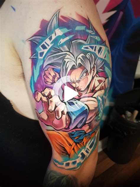 Ultra Instinct Goku Tattoo Dbz Handtattoos Dragon Ball Goku Dragon