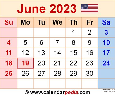 July 2023 Through June 2023 Calendar Get Latest Map Update Pelajaran