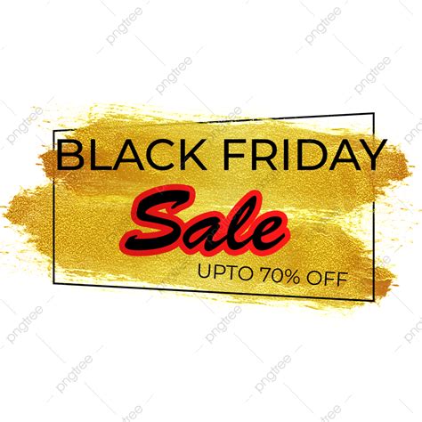 Golden Sale Offer Discount Promotion Black Friday Banner Black Friday