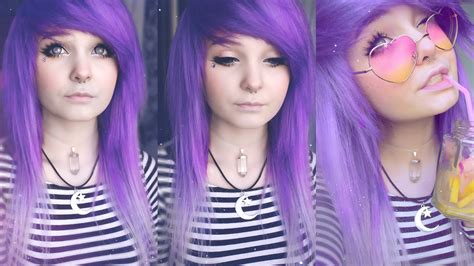 Dying My Hair Purple 3 Youtube