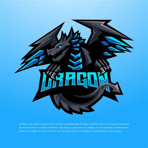 Dragon Mascot Logo Design Illustration 8551778 Vector Art At Vecteezy