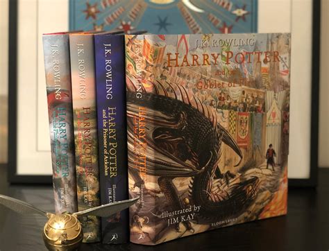 Above are the illustrated book of harry potter. the gorgeous new 'Goblet of Fire' full-colour illustrated ...