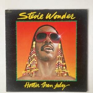 Stevie Wonder Hotter Than July Vinyl LP Record Etsy