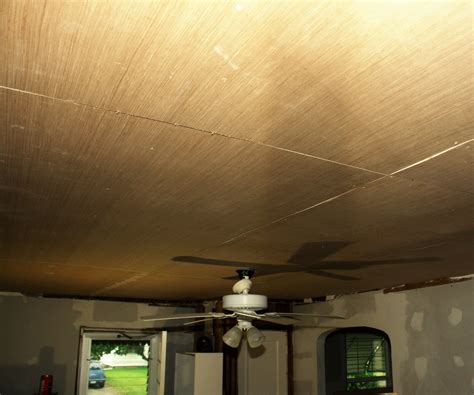 You can use the 1/2 but get the lightweight stuff. Ditch the Drywall! Hanging Plywood Ceiling Panels : 6 ...