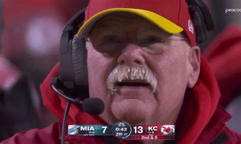 Andy Reids Frozen Mustache In Horribly Frigid Chiefs Playoff Game