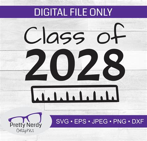 Class Of 2028 Svg Back To School Svg Cut File Laser File Etsy Uk