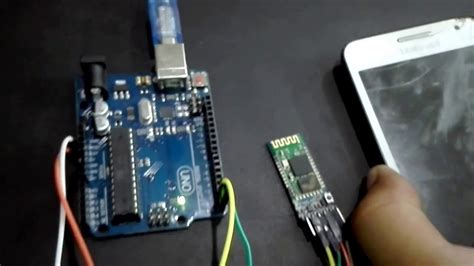 Hc Bluetooth Module Interfacing With Arduino Youtube