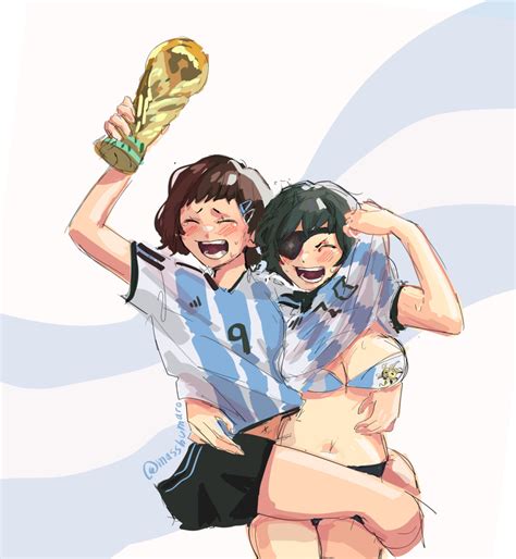 Rule 34 2022 Fifa World Cup 2girls Argentina Argentine Flag Big Breasts Blush Bra Celebration