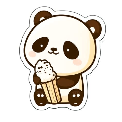 Cute Panda Bear Icon 22506288 Png