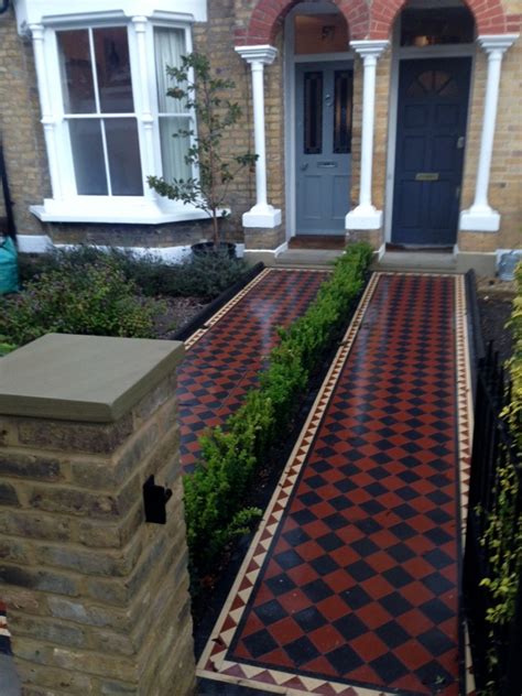 The service offered by successful garden design company was both professional and friendly. London Front Garden Victorian Restoration Company - London ...