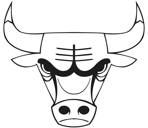 Images Of The Chicago Bulls Logo Chicago Bulls Colouring Pages Page