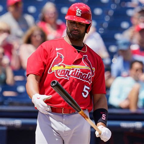 Albert Pujols Makes Spring Training Debut For St Louis Cardinals With