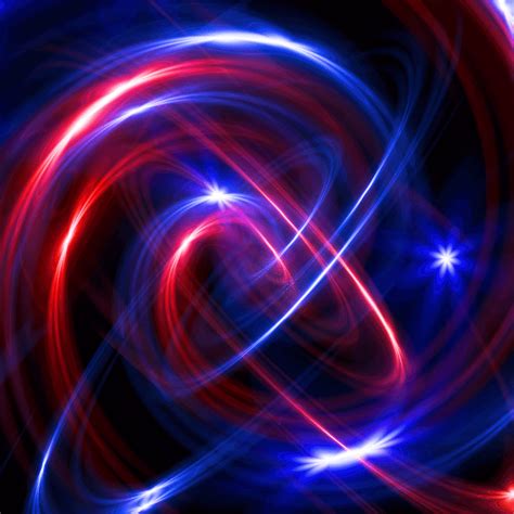Futuristic digital background with space for your text. Abstract Red Blue Stars Picture | Abstract Graphic Wallpaper