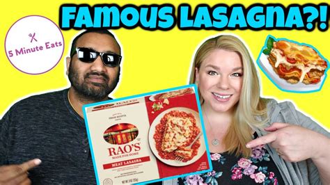 Raos Frozen Lasagna Review Youtube