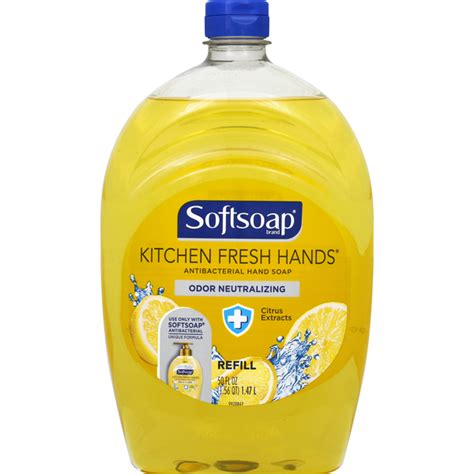 Softsoap Hand Soap Antibacterial Kitchen Fresh Hands Citrus Extracts