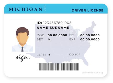Michigan Drivers License 2024 Birgit Giulietta