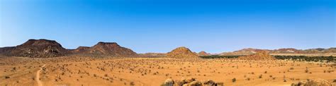 Scenic View Of Desert Against Clear Sky · Free Stock Photo