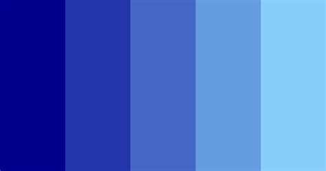 Dark Light Blue Gradient Color Scheme Blue